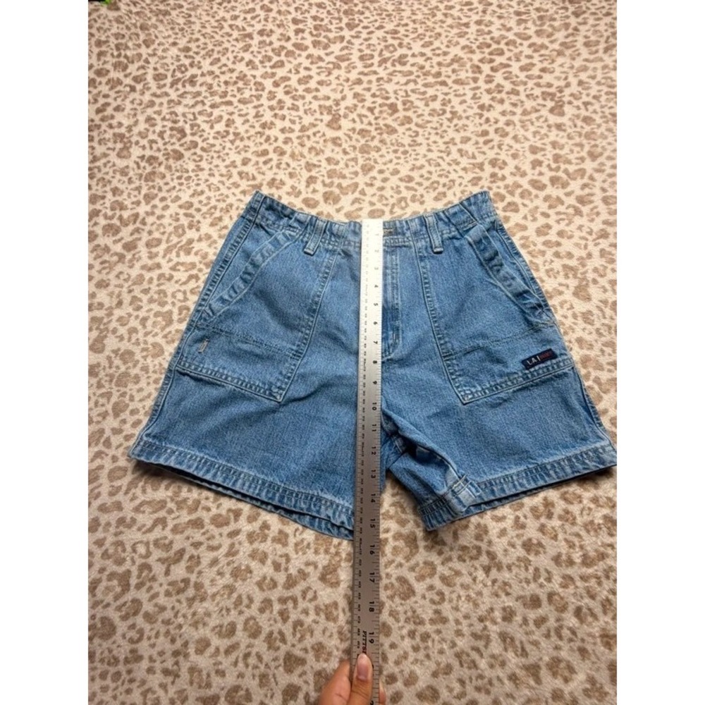 Vintage L.A. Blues High-Waisted Denim Shorts - Picture 8 of 8